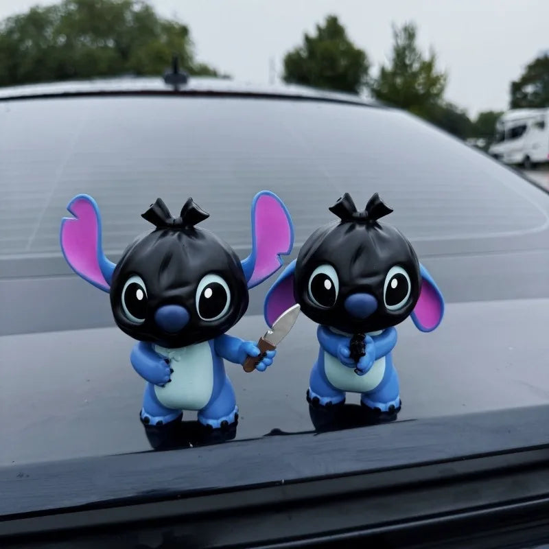 Stitch Robbery Figure – Creative Anime Car Decoration Doll
