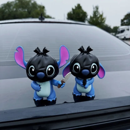 Stitch Robbery Figure – Creative Anime Car Decoration Doll