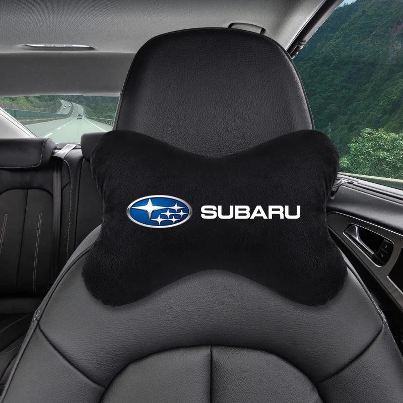 Subaru Neck Support Pillow Car Headrest - Embroidered