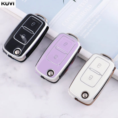 VW Polo, Golf MK4–MK6 & Passat TPU Key Case — 2 or 3 Button
