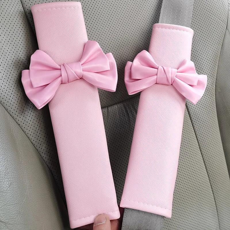Flower Car Seat Belt Shoulder Pads
