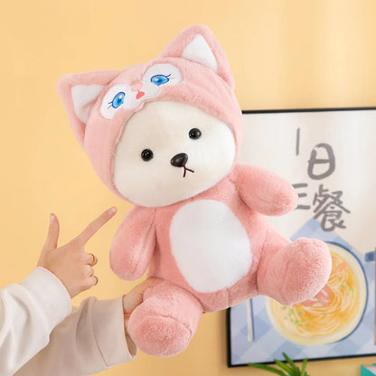 Cute Teddy Bear Plush Doll Collection – Stitch, Panda, Strawberry & More