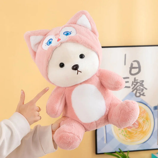 Cute Teddy Bear Plush Doll Collection – Stitch, Panda, Strawberry & More