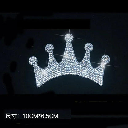 Bling Diamond Crystal Car Stickers Anti-Scratch Rhinestone Decals