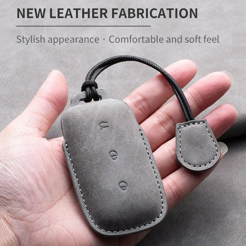 PU Leather Key Case for Geely EX5 EM-i Galaxy L6 L7 M9 Proton