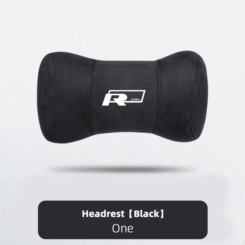 VW Suede Car Headrest Pillow