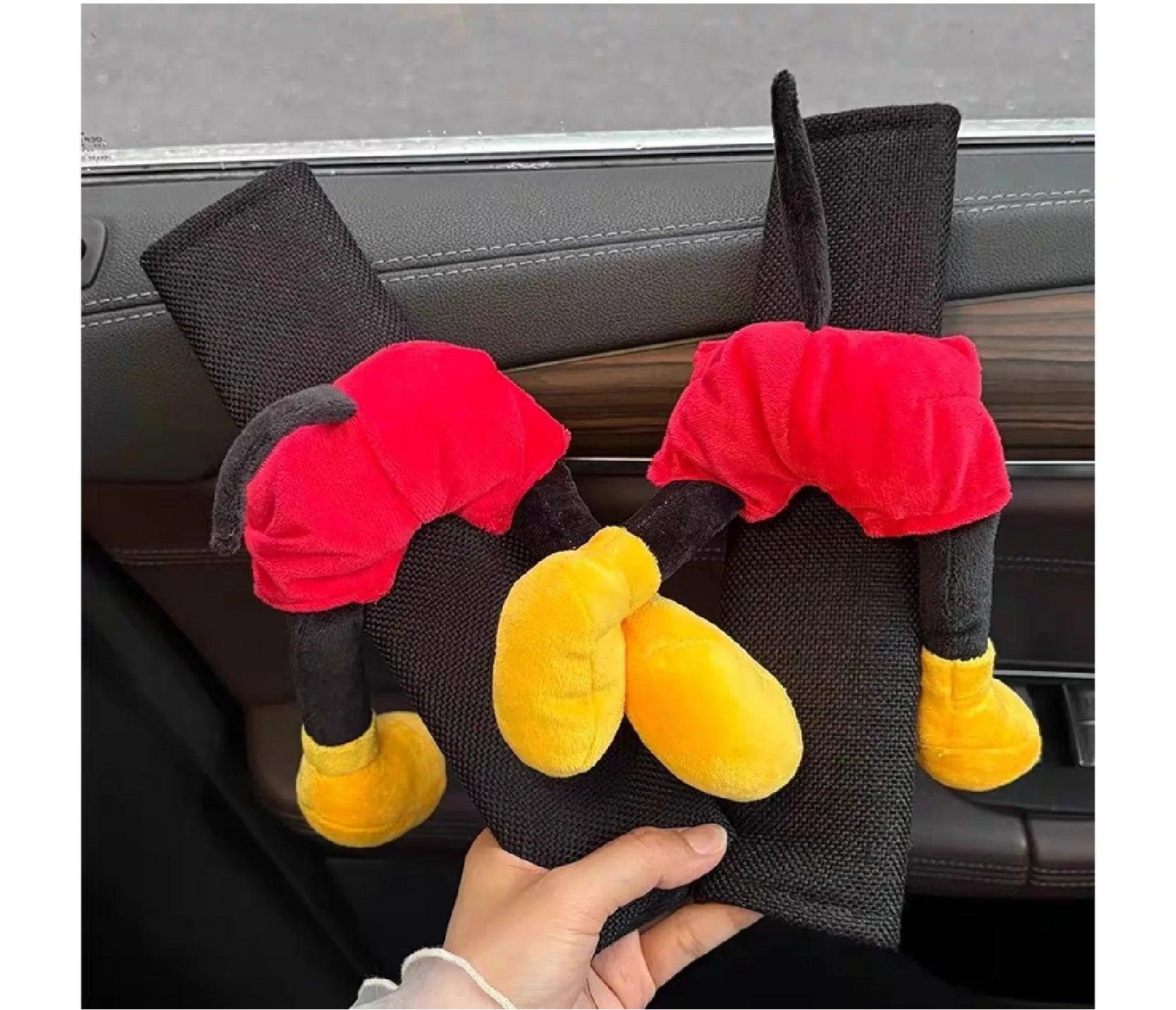 Mickey Mouse Safety Belt Cover Anti-Strangulation Shoulder Protector