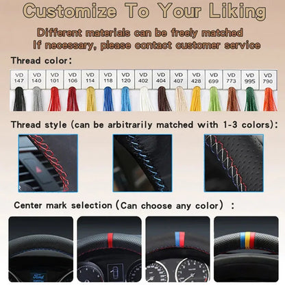 GAC Trumpchi Empow Orange Suede Steering Wheel Cover 2021-2024