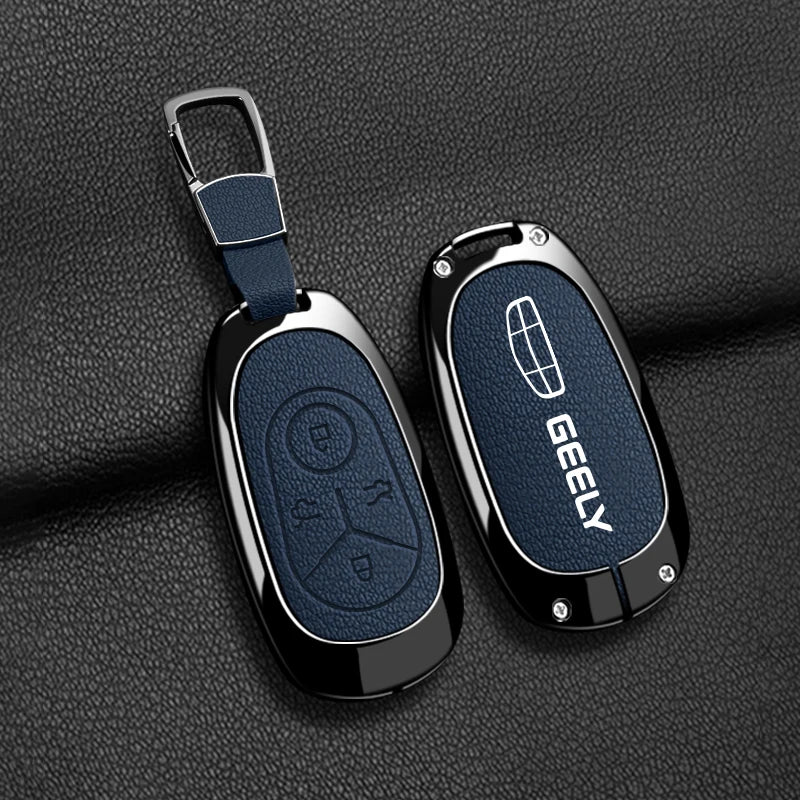 Geely EX2 Proton e.MAS 5 4-button metal key cover - fitment guide