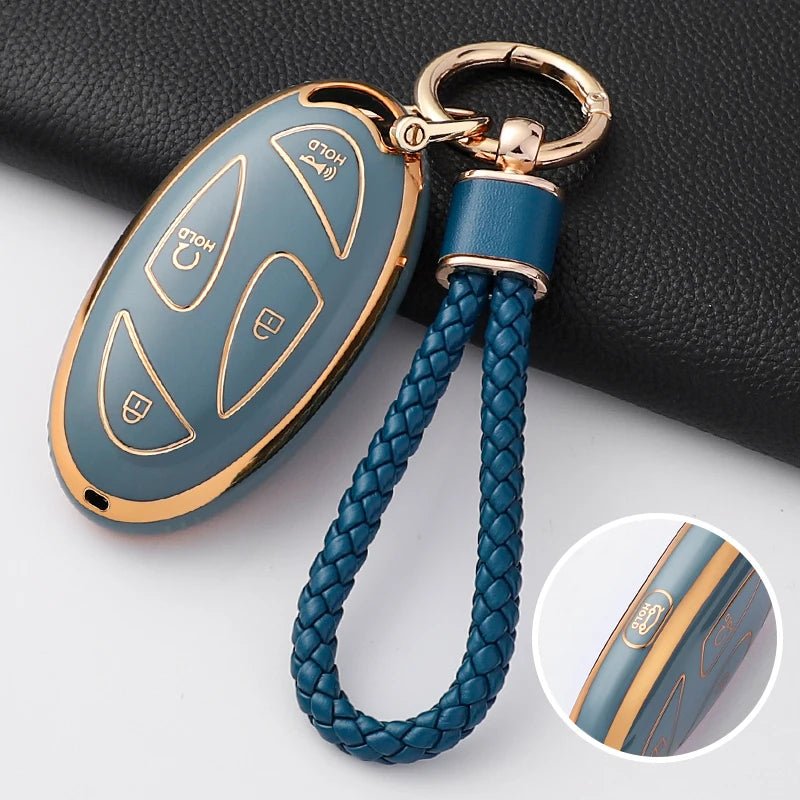 Soft TPU Key Case Cover Shell Hyundai Ionic 6 Grandeur GN7 Kona EV