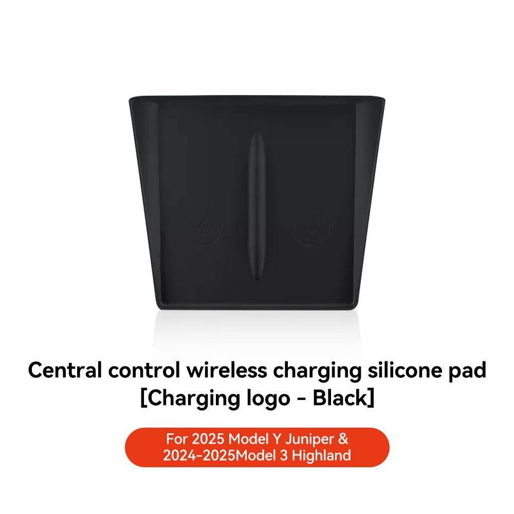 Wireless Charging Pad – Fits Tesla Model 3/Y (2021–2025 Highland/Juniper) - White