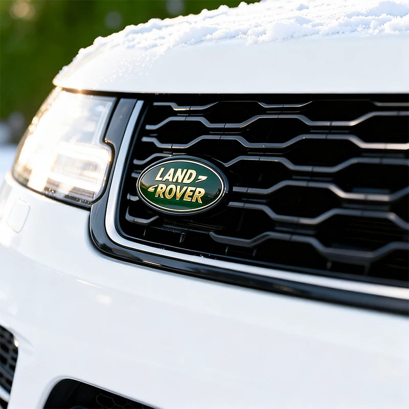 8.6cm ABS Car Front Grille Oval Badge Emblem Land Rover Range Rover