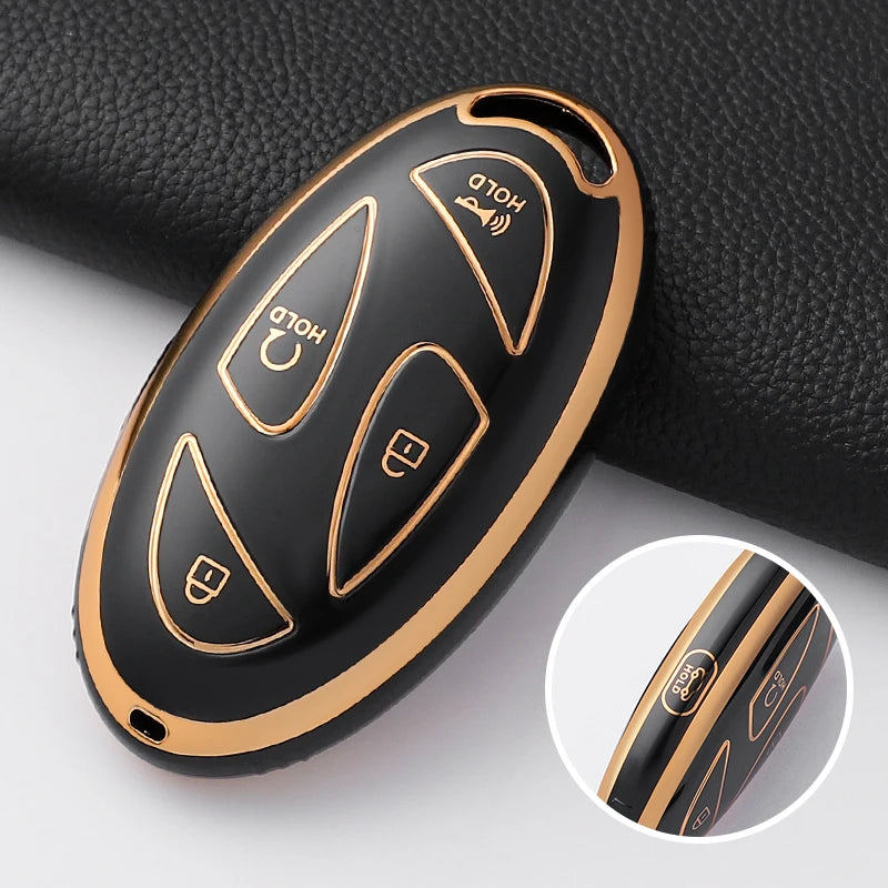 Soft TPU Key Case Cover Shell Hyundai Ionic 6 Grandeur GN7 Kona EV