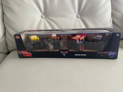 Disney Pixar Cars Off-Road Set – 4pcs Pullback Alloy Models - 6705 plastic