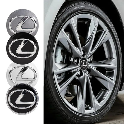 4Pcs 62mm Lexus Wheel Center Cap Hub Covers