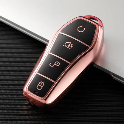 BYD Atto 3 Han EV Dolphin TPU Key Case Cover - 4 Button Protection