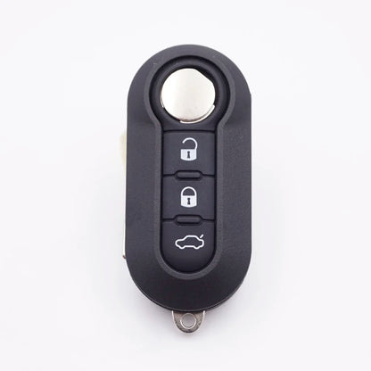 Fiat 500, Panda & Punto Remote Key Shell — 3 Button, 8 Colours