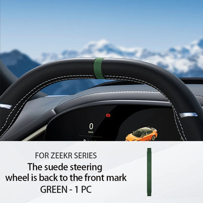 ZEEKR 001 Steering Wheel Alcantara Suede Anti-Scratch Stickers