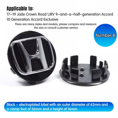 4Pcs Honda Wheel Center Hub Caps 69mm 62mm 58mm