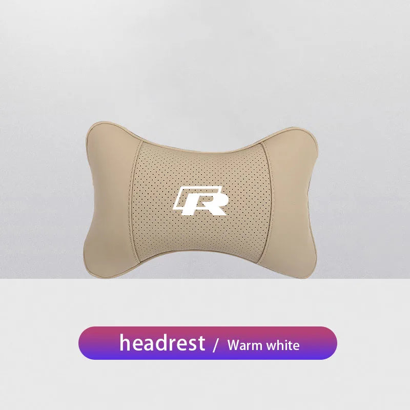 Volkswagen Leather Headrest Pillow