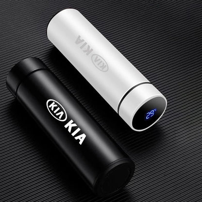 Kia Insulated Cup & Automatic Folding Umbrella - Umbrella