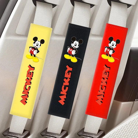 Mickey Mouse Seatbelt Cover - Disney Car Shoulder Pad Cushion