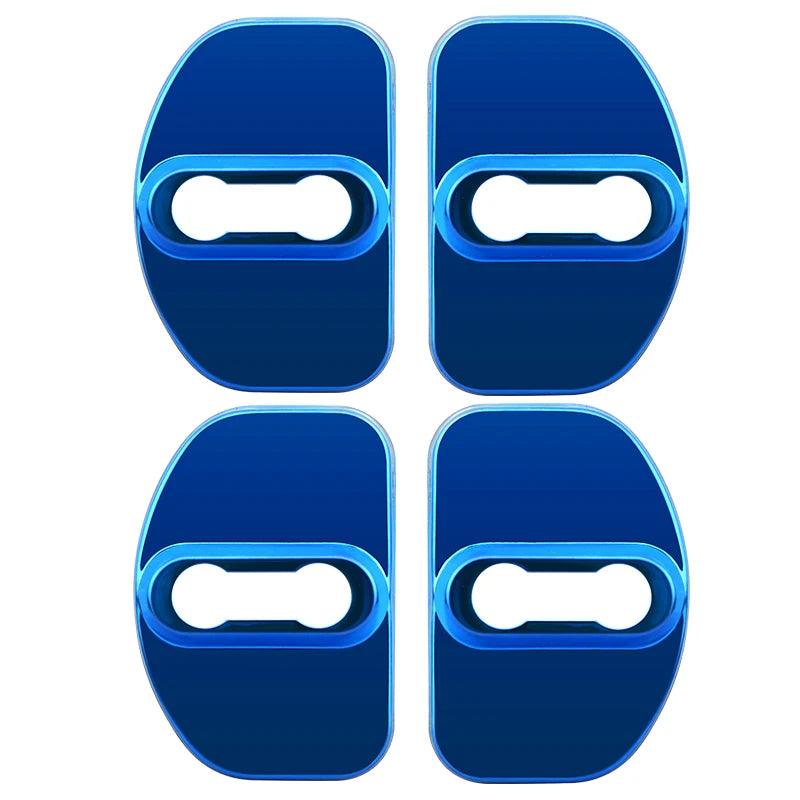 4pcs Stainless Steel Door Lock Covers Renault Scenic Laguna Captur