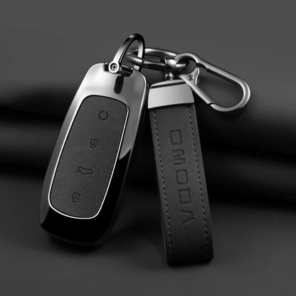 Zinc Alloy Leather Car Key Case Chery Omoda C7 2025 2026 Cover