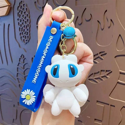 Kawaii Toothless Dragon Keychain – Bag Pendant - White