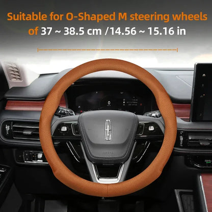 Lincoln Ultra-Thin Breathable Leather Steering Wheel Cover