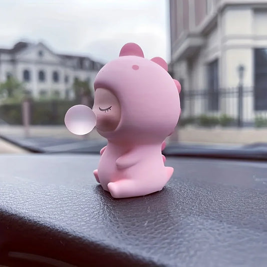 Bubble Dinosaur Car Dashboard Ornament