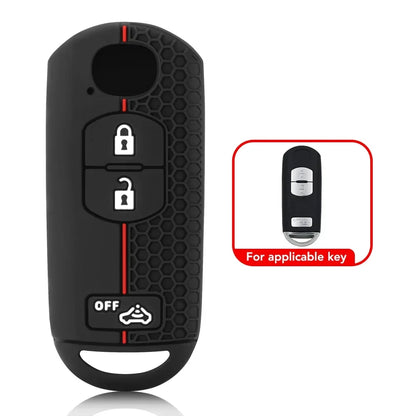 Mazda Silicone Key Cover — CX-5, CX-3, MX-5 Miata, 2 to 4 Button