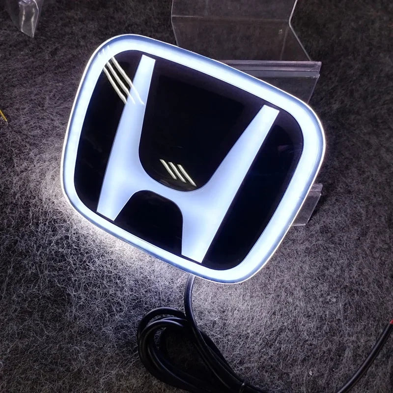 Honda LED Light Emblem Badge – Illuminated Front Rear Trunk Logo