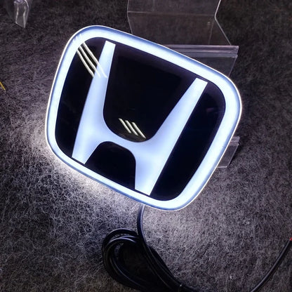 Honda LED Light Emblem Badge – Illuminated Front Rear Trunk Logo
