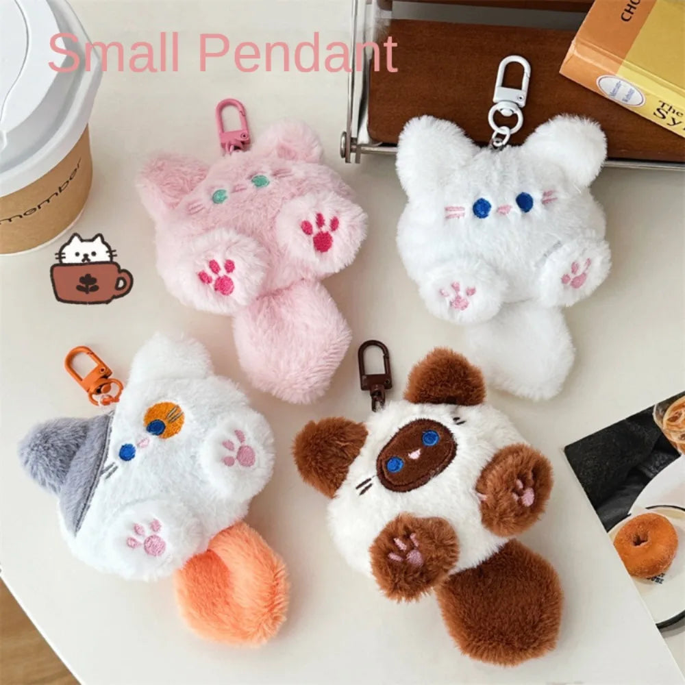 Plush Cat Doll Pendant Keychain