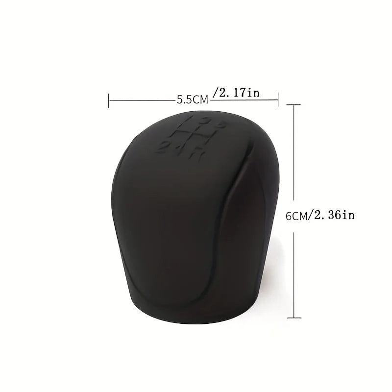 Silicone Shift Knob Cover Anti-Slip Grip 6-Speed Manual Transmission