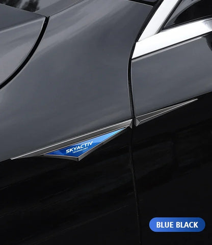 Mazda 3D Alloy Car Stickers – 2-Piece Decorative Emblem Set