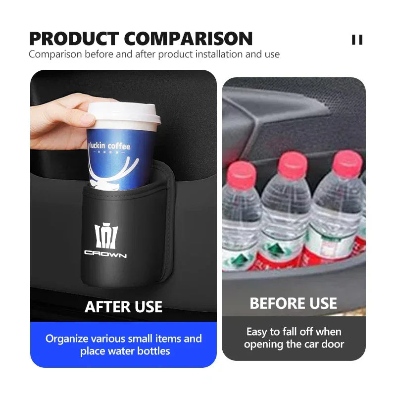 Toyota Crown Car Door Cup Holder Bottle Organizer - 1pc