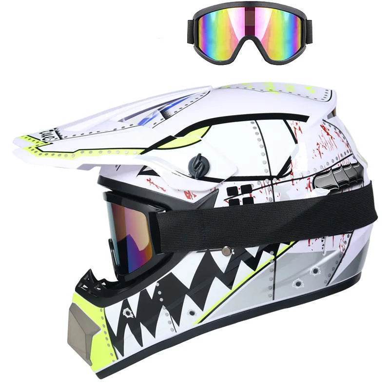 Kids Off-Road Motorcycle Helmet - 41 / L