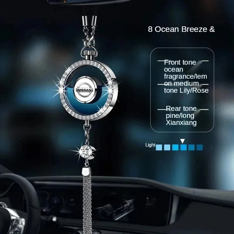 Nissan Metal Lace Car Air Freshener Hanging Pendant