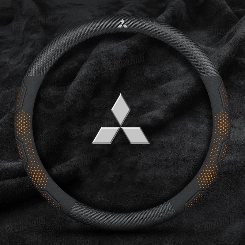 Mitsubishi Steering Wheel Cover – Outlander, ASX, Lancer, Pajero, Triton, L200, Colt, Galant, Delica, Eclipse, Ralliart