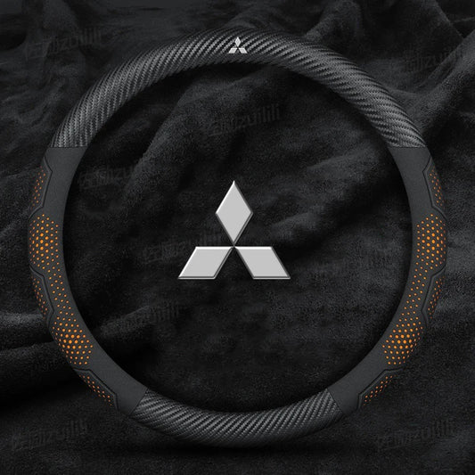 Mitsubishi Steering Wheel Cover – Outlander, ASX, Lancer, Pajero, Triton, L200, Colt, Galant, Delica, Eclipse, Ralliart
