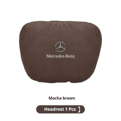 Mercedes-Benz Neck Pillow & Lumbar Support Cushion | For A B C E S V R-Class, CLA, GLA, GLB, GLC, GLE, SLK, A45, C43 - 