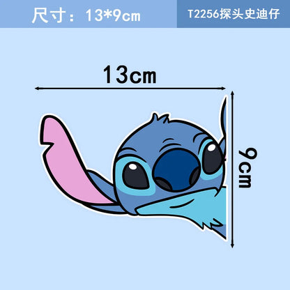 Disney Stitch Car Sticker Scratch-Resistant Bumper Decal