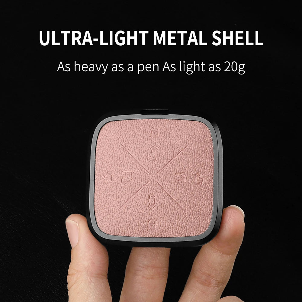 8 Button Aluminum Goatskin Key Case Cover for Zeekr X 001 009