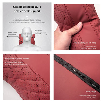 Toyota GR Car Seat Neck Pillow & Lumbar Support