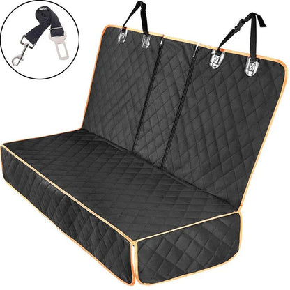 Car Dog Seat Cover – Waterproof Back Seat Protector, Nonslip & Universal Pet Carrier Mat - 