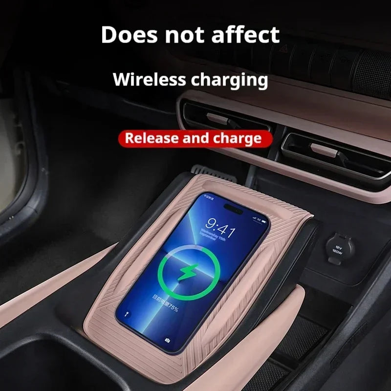BYD Seagull Wireless Charging Silicone Pad Cup Holder Accessory
