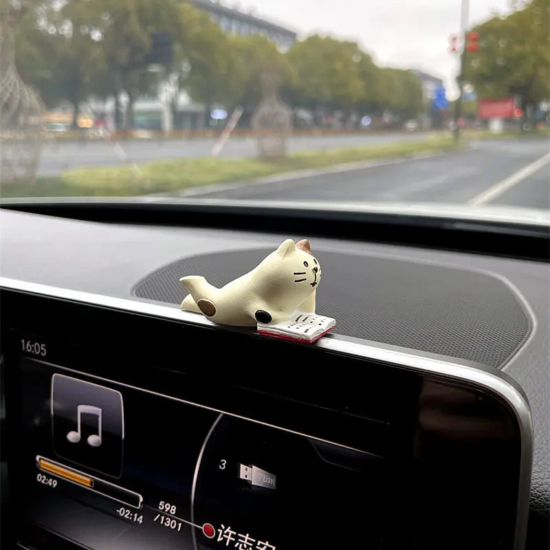 Cute Kitten Car Dashboard Ornament