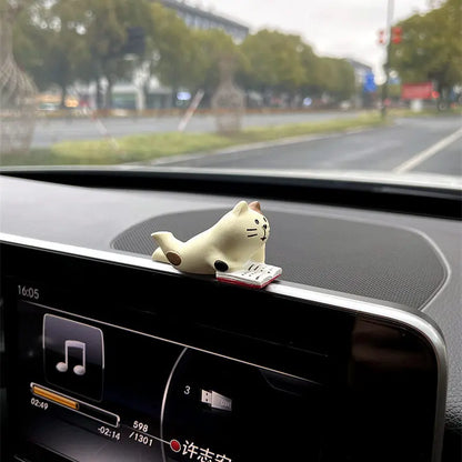 Cute Kitten Car Dashboard Ornament